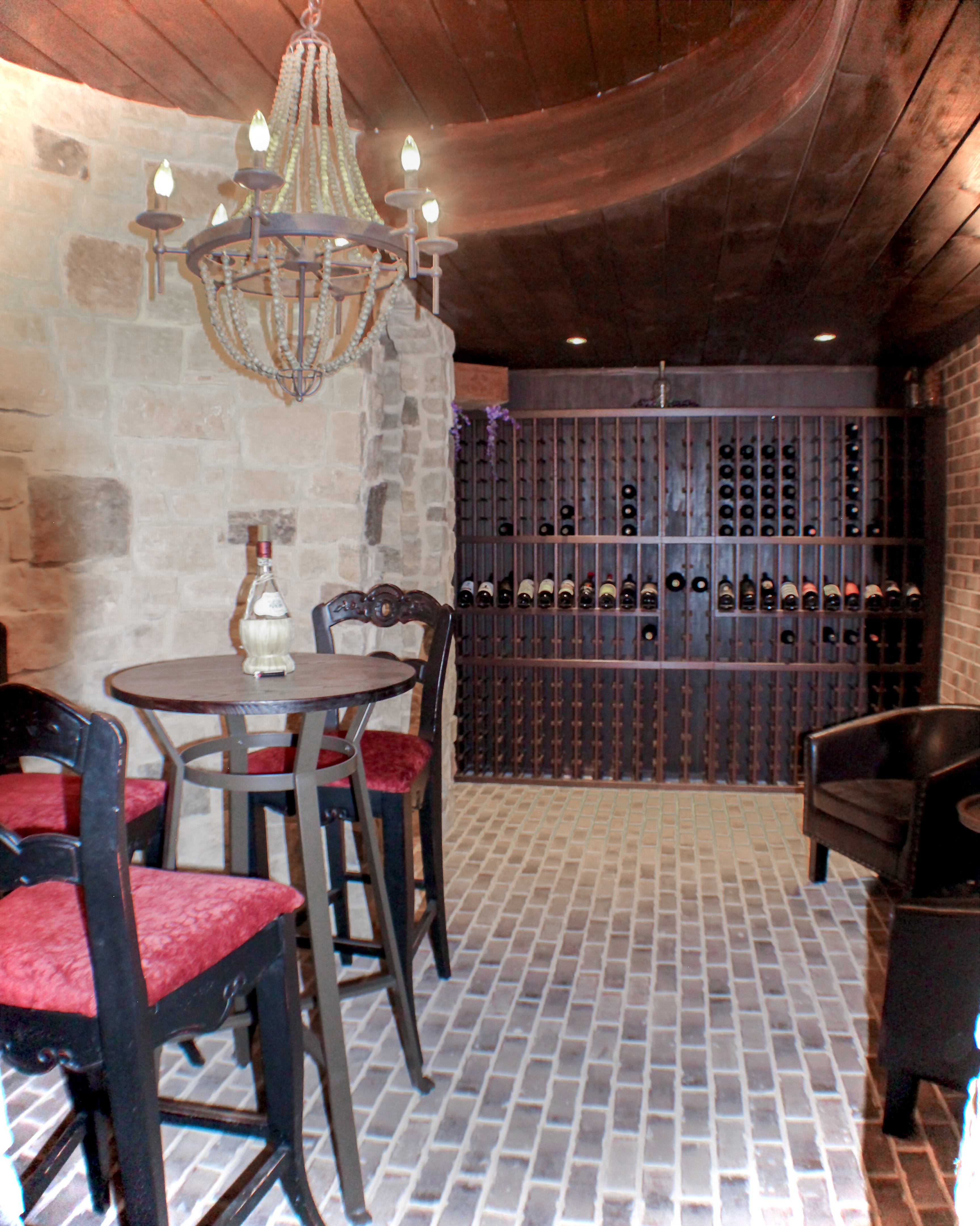 Custom Irish bar - Wine room