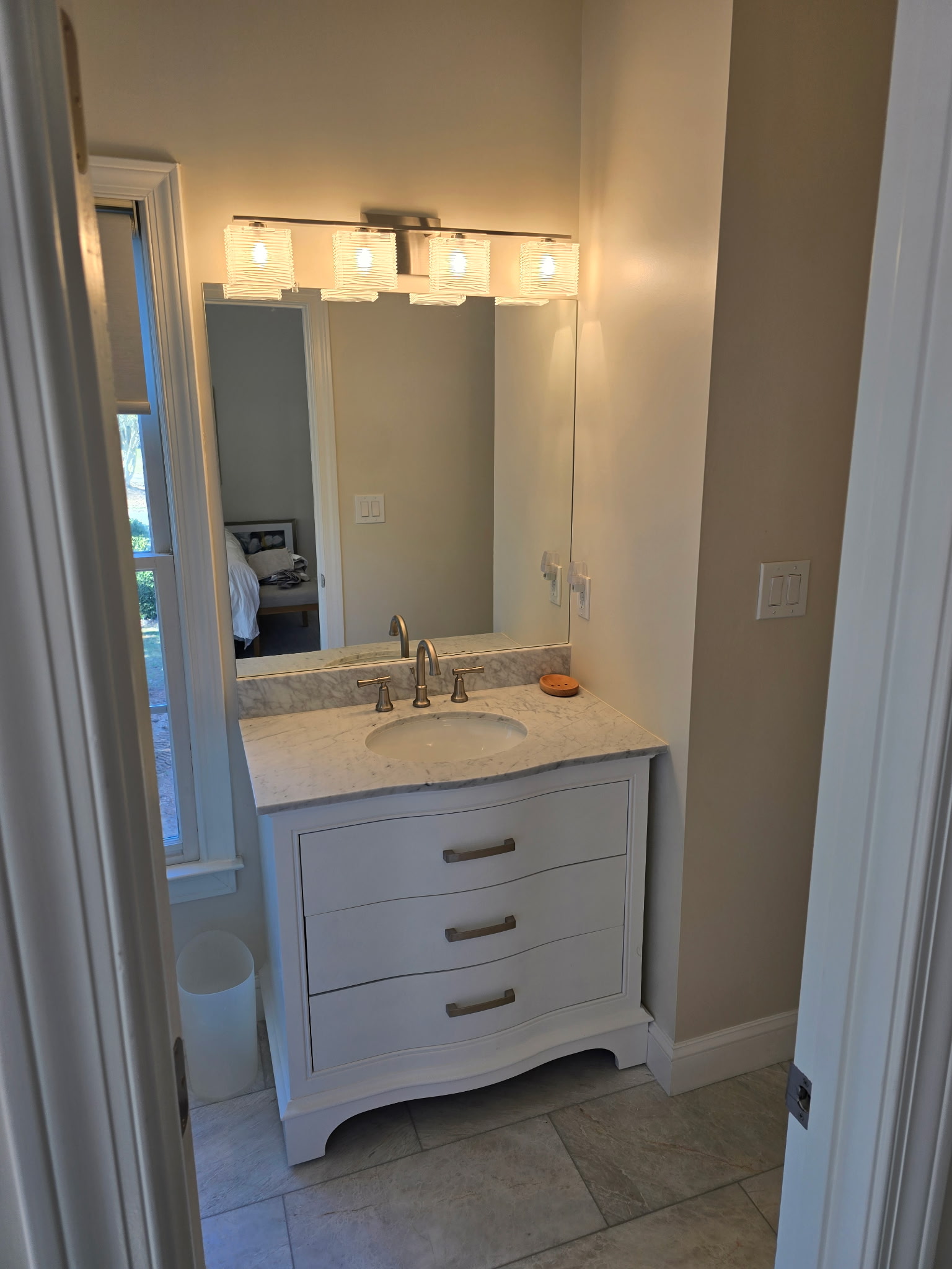 Shower remodel Woodstock GA - modern walk-in shower